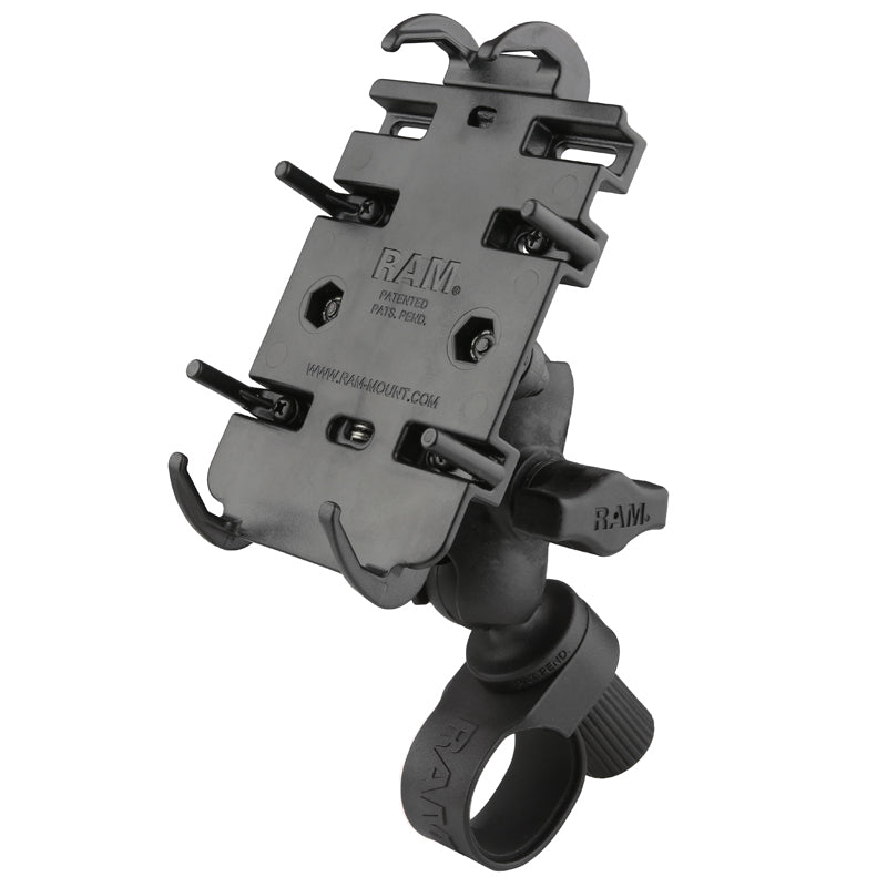 PROMOUNT - RAM Low Profile Tough - Strap Handlebar Quick - Grip Phone Mount Kit 1" Ball - RAP - B - 460 - A - PD3U