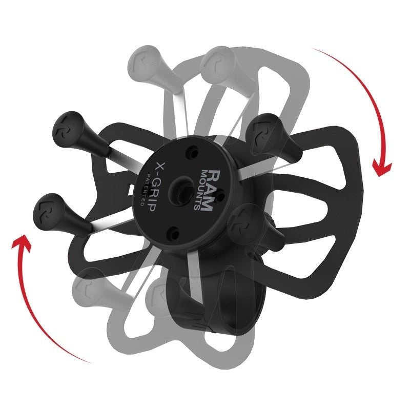 PROMOUNT - RAM Low Profile Tough - Strap Handlebar X - Grip Phone Mount Kit - RAP - 460 - UN7U