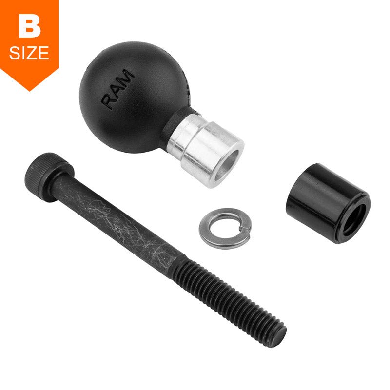 PROMOUNT - RAM M6 Automotive Grab Handle Bolt Base Suits Toyota Tundra 1" Ball - RAM - B - 367B - M6U