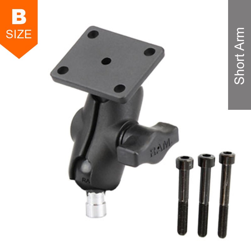 PROMOUNT - RAM M8 Handlebar Clamp Bolt AMPS Mount Kit 1" Ball - RAM - B - 367 - A - G4U