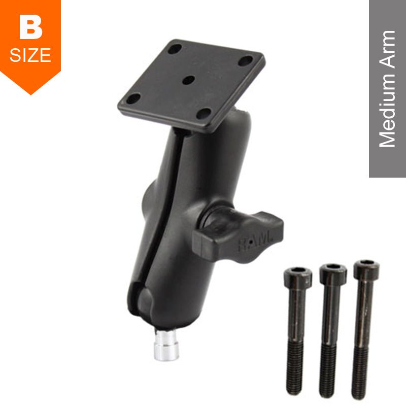 PROMOUNT - RAM M8 Handlebar Clamp Bolt AMPS Mount Kit 1" Ball - RAM - B - 367 - G4U