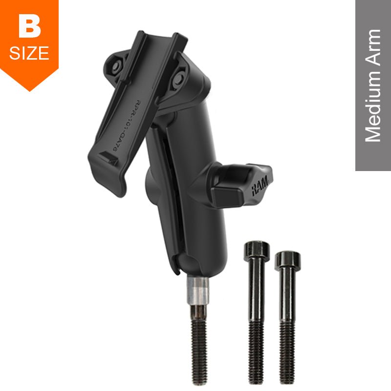 PROMOUNT - RAM M8 Handlebar Clamp Bolt Garmin GPS Spine Mount Kit 1" Ball - RAM - B - 367 - GA76U