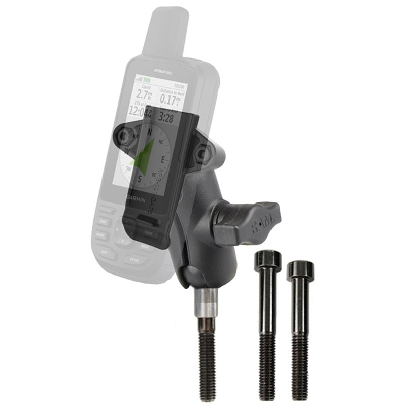 PROMOUNT - RAM M8 Handlebar Clamp Bolt Garmin GPS Spine Mount Kit 1" Ball - RAM - B - 367 - GA76U