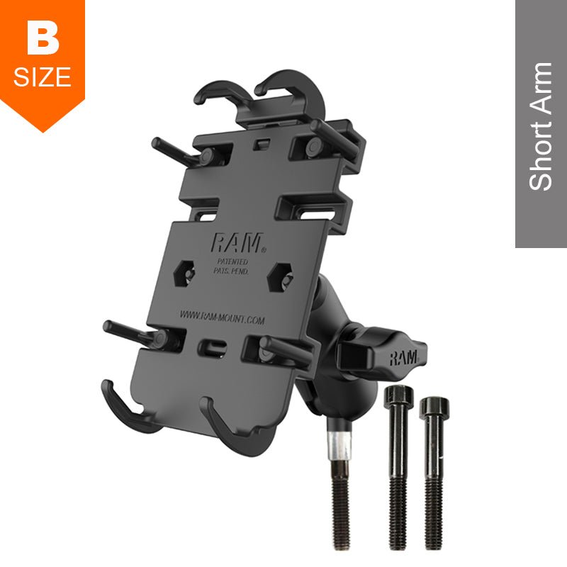 PROMOUNT - RAM M8 Handlebar Clamp Bolt Quick Grip Phone Kit 1" Ball - RAM - B - 367 - A - PD3U
