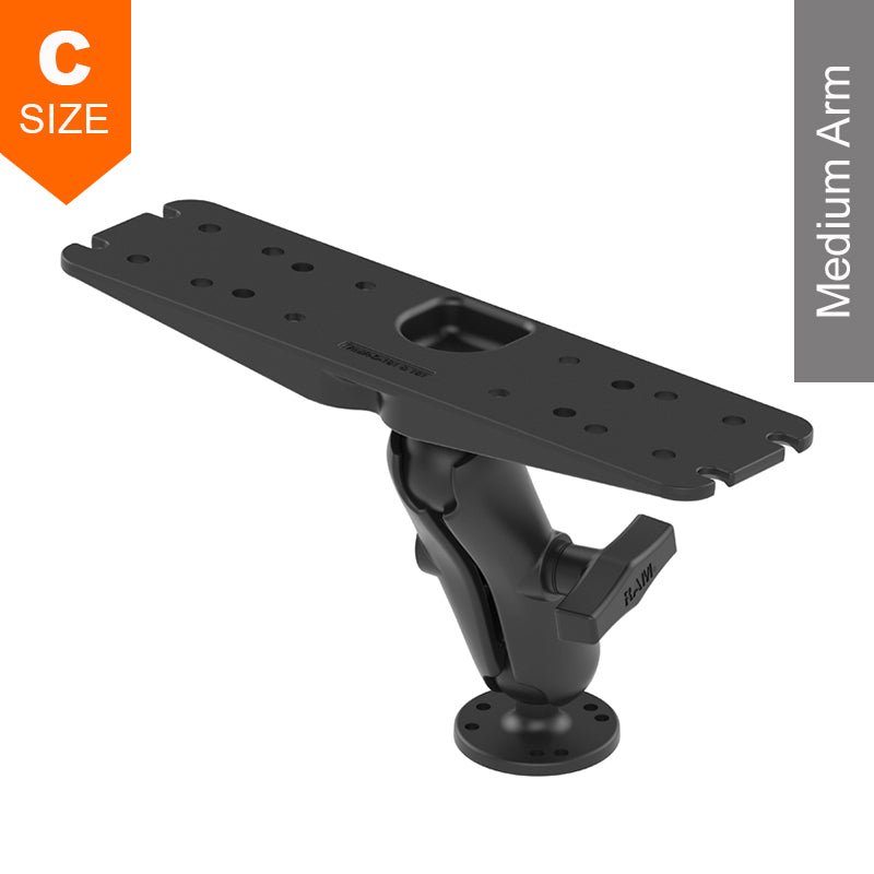 PROMOUNT - RAM Marine Surface Mount Kit with 76mm x 279mm Base 1.5" Ball - RAM - 137U