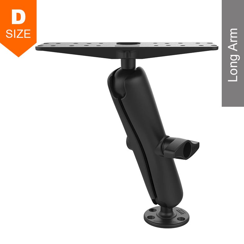 PROMOUNT - RAM Marine Surface Mount Kit with 76mm x 279mm Base 2.25" Ball - RAM - D - 111U - E