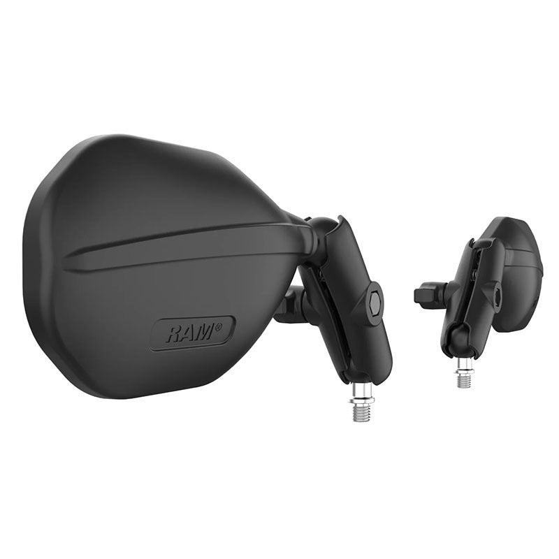 PROMOUNT - RAM Medium Arm M10 - 1.25 Left & Right Tough Mirror Kit 1" Ball - RAM - B - 349 - 465RL