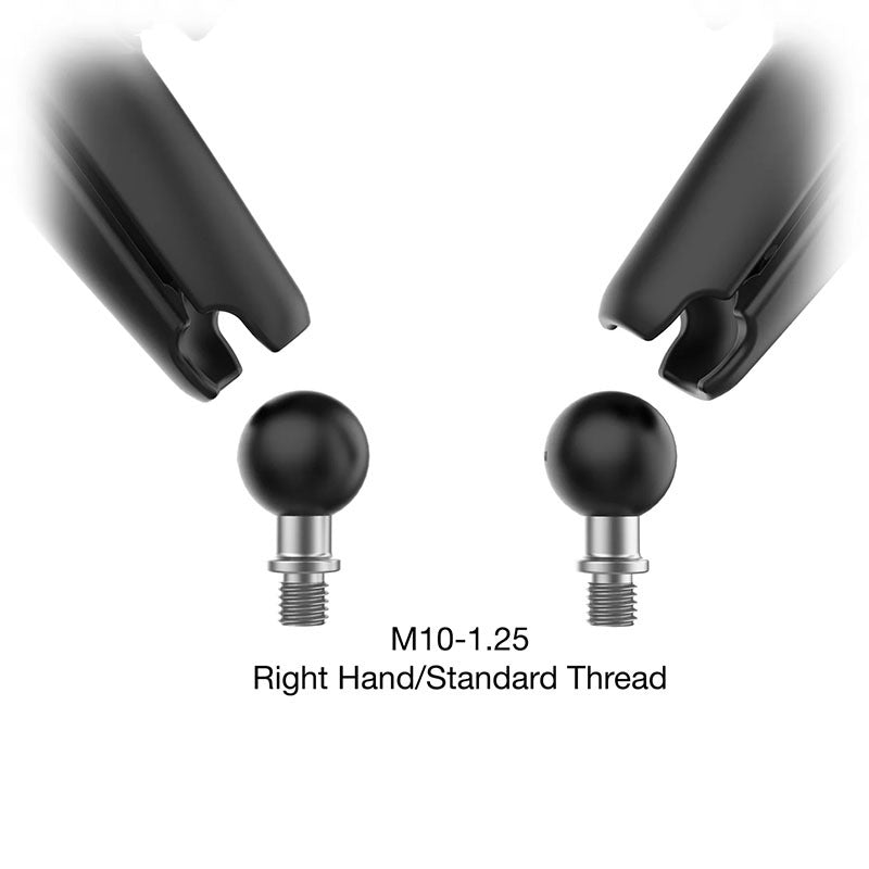 PROMOUNT - RAM Medium Arm M10 - 1.25 Left & Right Tough Mirror Kit 1" Ball - RAM - B - 349 - 465RL