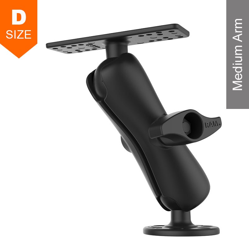 PROMOUNT - RAM Medium Arm Surface Mount Kit with 50mm x 159mm Base 2.25" Ball - RAM - D - 115