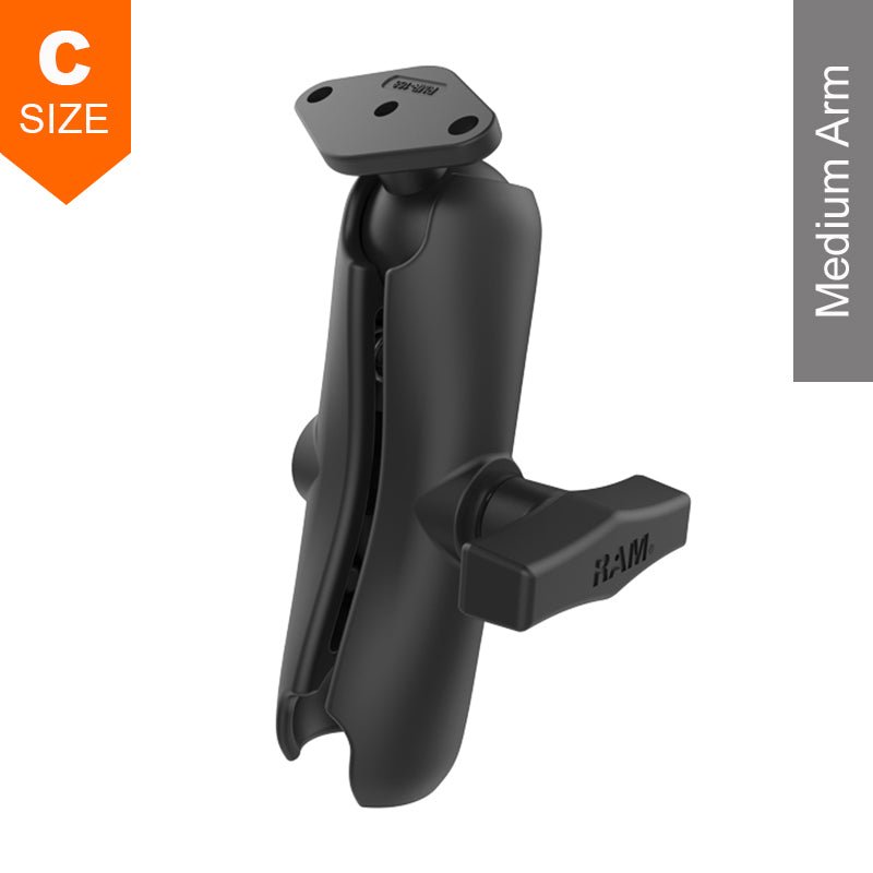 PROMOUNT - RAM Medium Double Socket Arm & Diamond Plate 1.5" Ball - RAM - 103 - 238U