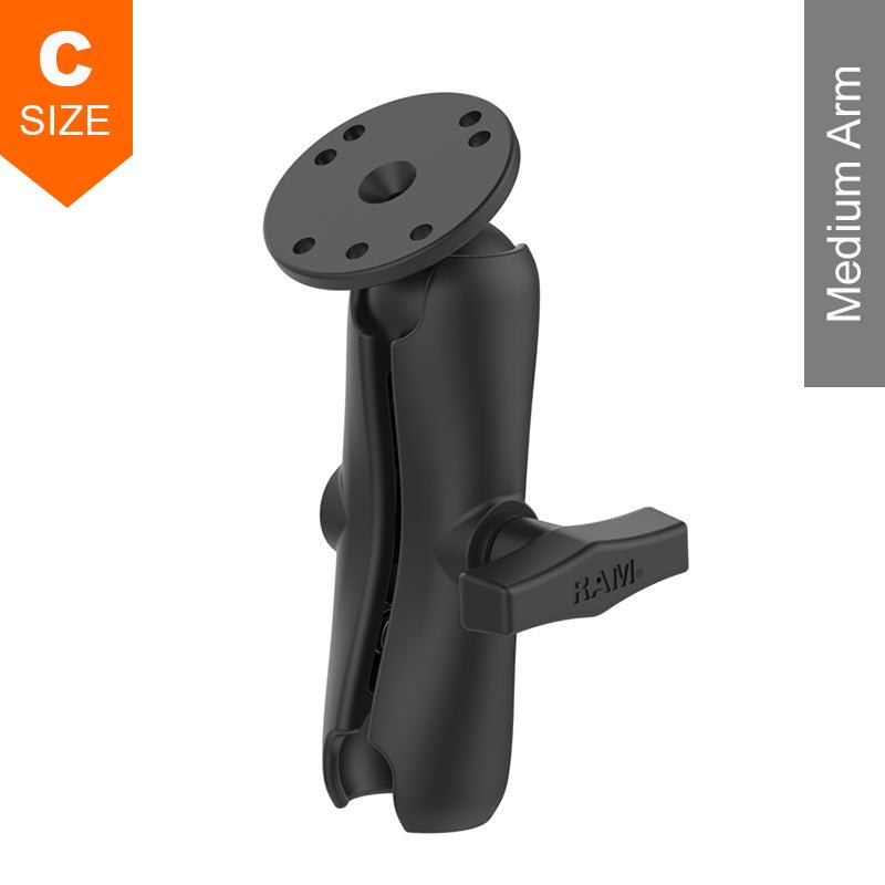 PROMOUNT - RAM Medium Double Socket Arm & Round Base 1.5" Ball - RAM - 103U