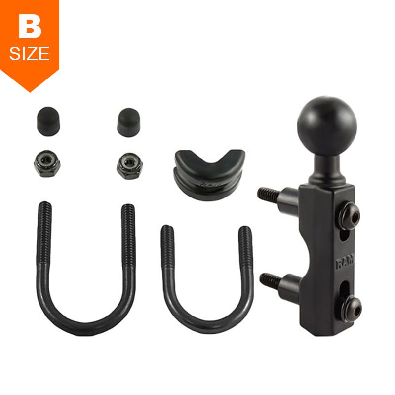 PROMOUNT - RAM Motorcycle Brake/Clutch Reservoir & Handlebar Base 1" Ball - RAM - B - 309 - 7U