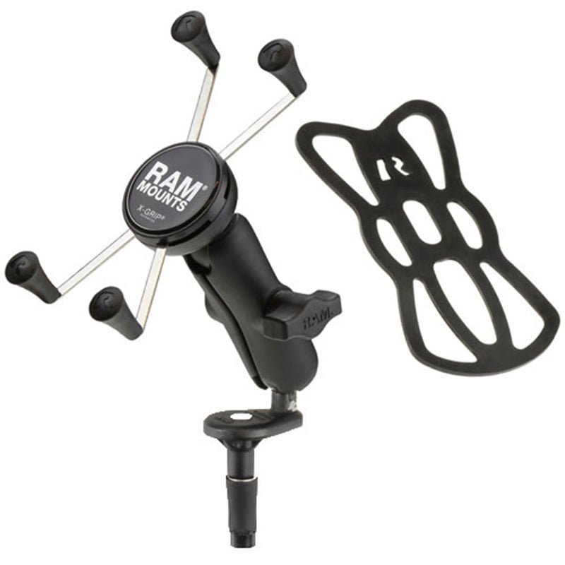 PROMOUNT - RAM Motorcycle Fork Stem Medium Arm Large X - Grip Phone Kit - RAM - B - 176 - UN10U