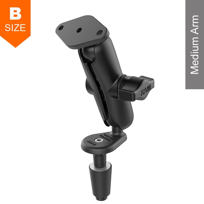 PROMOUNT - RAM Motorcycle Fork Stem Medium Arm Mount Kit 1" Ball - RAM - B - 176U