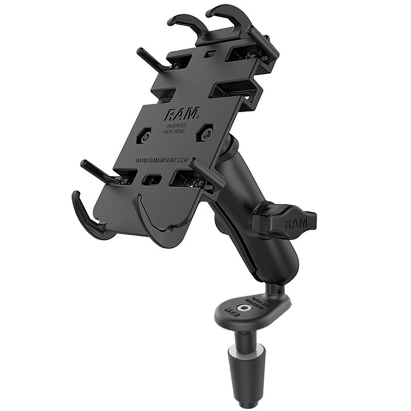 PROMOUNT - RAM Motorcycle Fork Stem Medium Arm Quick Grip Phone Kit - RAM - B - 176 - PD3U