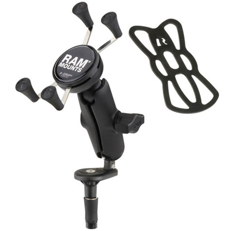 PROMOUNT - RAM Motorcycle Fork Stem Medium Arm X - Grip Phone Mount Kit - RAM - B - 176 - UN7U