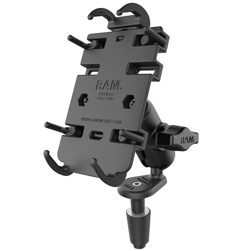 PROMOUNT - RAM Motorcycle Fork Stem Short Arm Quick Grip Phone Kit - RAM - B - 176 - A - PD3U