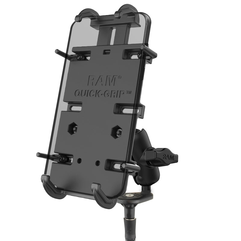 PROMOUNT - RAM Motorcycle Fork Stem Short Arm Quick Grip XL Phone Kit - RAM - B - 176 - A - PD4U