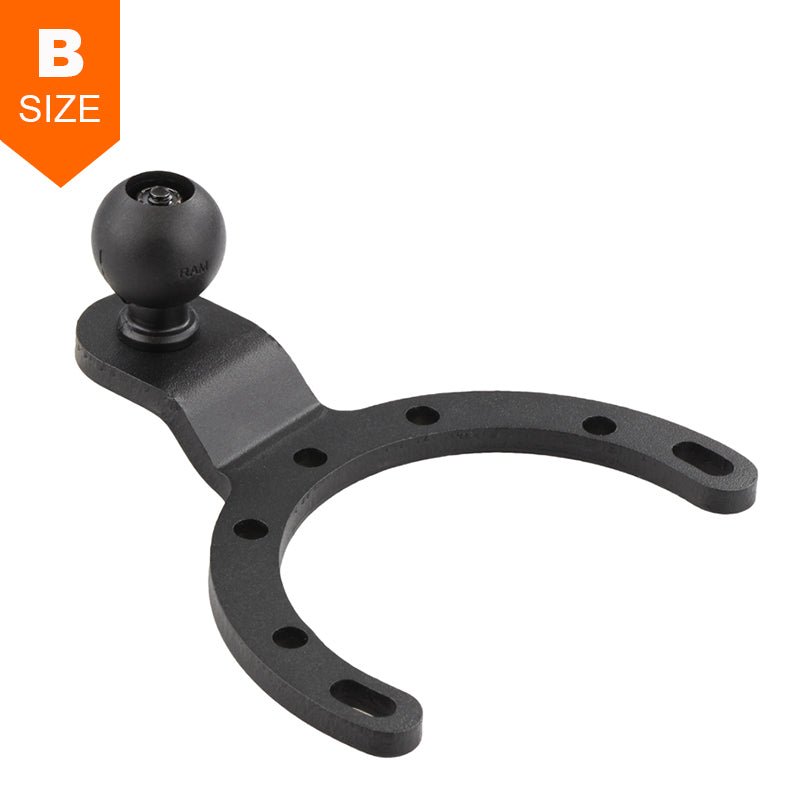 PROMOUNT - RAM Motorcycle Large Fuel Tank Base 1" Ball - RAM - B - 411U