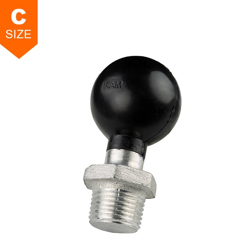 PROMOUNT - RAM ½” NPT Male Threaded Base 1.5" Ball - RAM - 207U