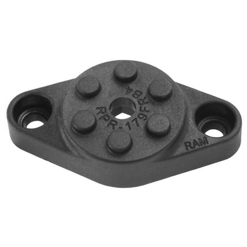 PROMOUNT-RAM Pin-Lock 2-Hole AMPS Diamond Plate Adapter-RAP-238PLU