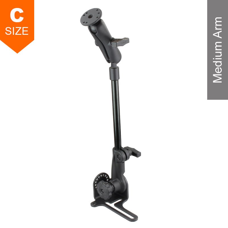 PROMOUNT - RAM Pod HD RHD 476 - 654mm Vehicle Mount Round Plate 1.5” Ball - RAM - 316 - HDR - 202U