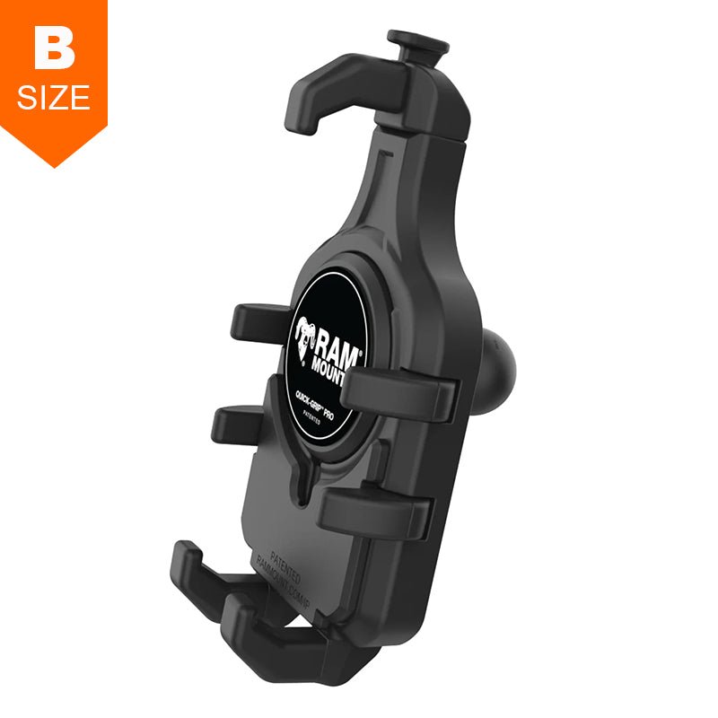 PROMOUNT-RAM Quick-Grip Pro Phone Holder 1" Ball-RAM-HOL-PD5BU