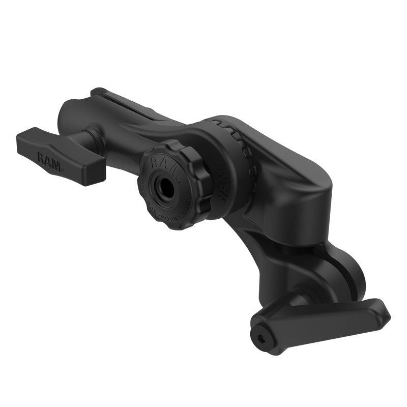 PROMOUNT - RAM Ratchet & Swing Arm with 1/2" NPT Hole and Single Socket Arm 1.5" Ball - RAM - 261 - ADJU