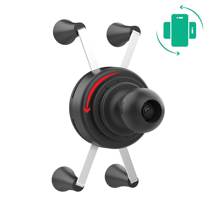 PROMOUNT - RAM Rotating X - Grip Universal Phone Holder 1" Ball - RAM - HOL - UN7BRU