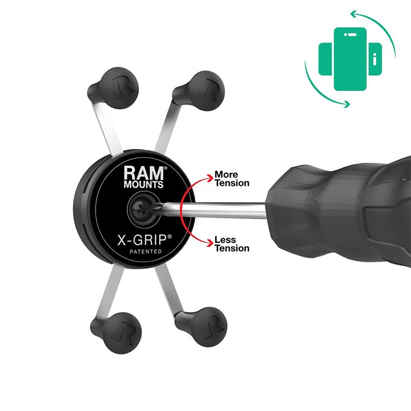 PROMOUNT - RAM Rotating X - Grip Universal Phone Holder 1" Ball - RAM - HOL - UN7BRU