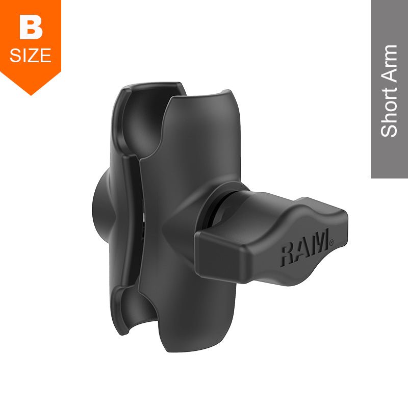 PROMOUNT - RAM Short Double Socket Arm 1" Balls - RAM - B - 201U - A