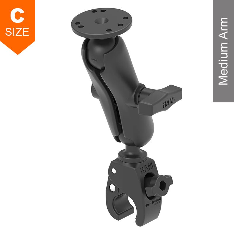 PROMOUNT - RAM Small Tough - Claw Round Base Mount Kit 1.5" Ball - RAM - 202 - 400