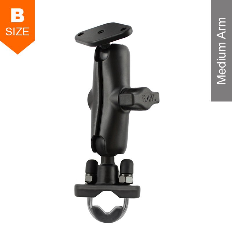 RAM U BOLT HANDLEBAR MOUNT with STANDARD ARM & AMPS PLATE BASE RAM-B-178 (SKU 4689) main image 1