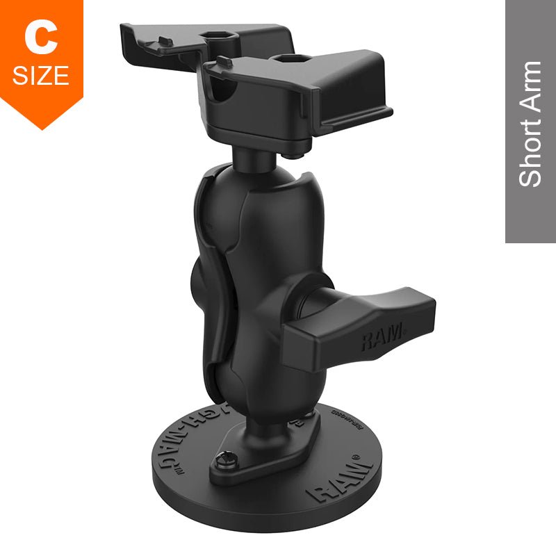 PROMOUNT-RAM Starlink Mini Tough-Mag Magnetic Short Arm Mount Kit 1.5" Ball-RAP-201-MAG88-B-STA1U