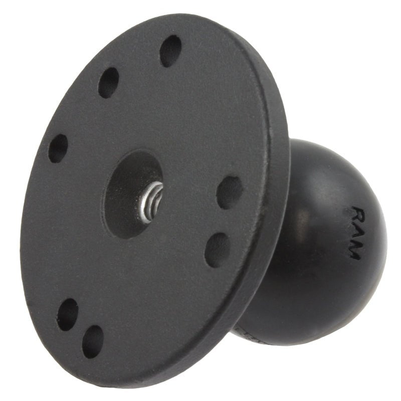 PROMOUNT - RAM Steel 63mm Round Base with 5/16” - 18 Threaded Hole 1.5” Ball - RAM - 202U - MT1