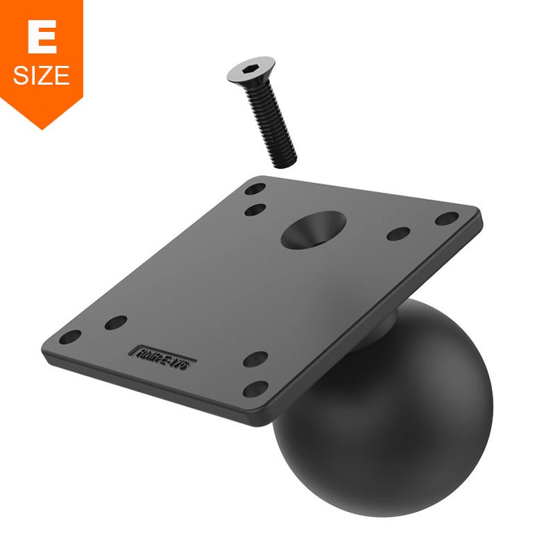 PROMOUNT - RAM Steel Reinforced 100mm x 100mm VESA Plate with 3.38" Ball - RAM - E - 246U - IN1