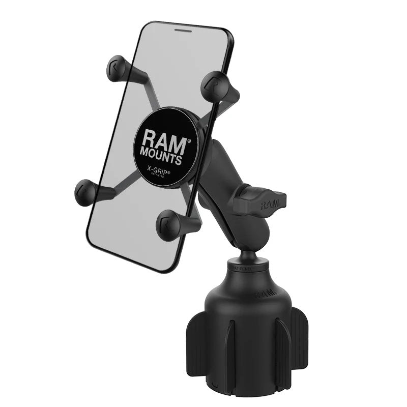 PROMOUNT - RAM Stubby Cup Holder X - Grip Phone Mount Kit 1" Ball - RAP - B - 299 - 4 - UN7U