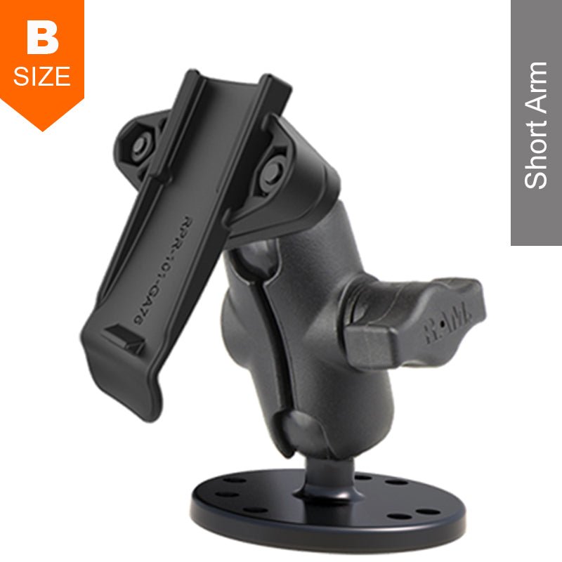 PROMOUNT - RAM Surface Mount Garmin Handheld GPS Spine Kit 1" Ball - RAM - B - 138 - A - GA76U