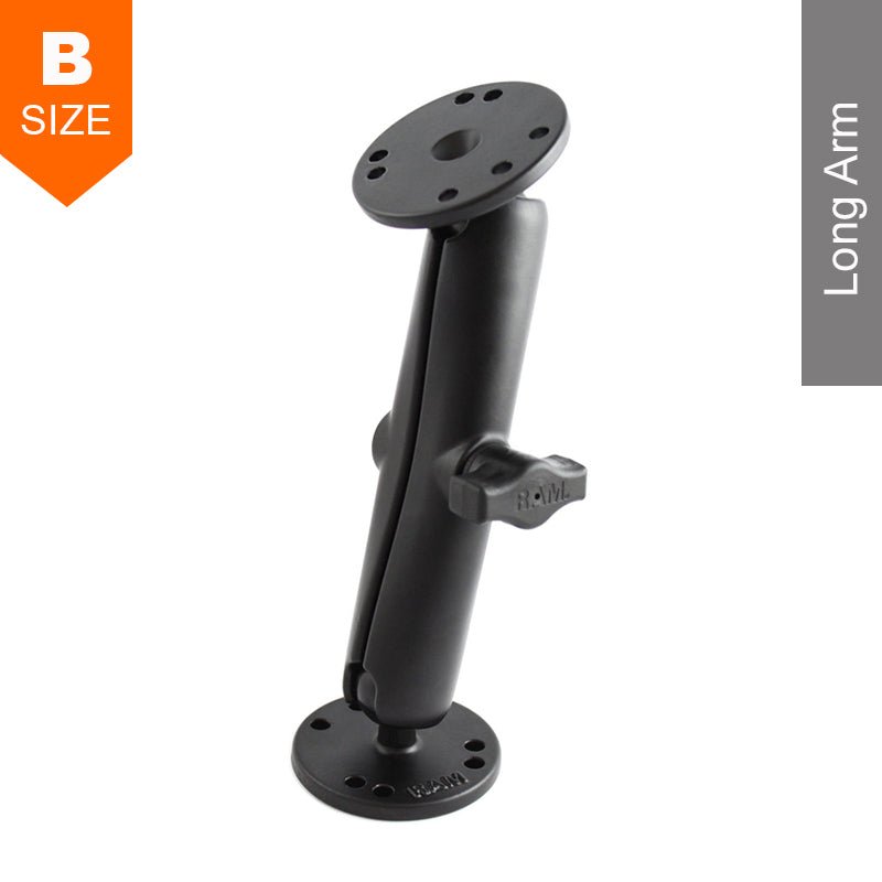 PROMOUNT - RAM Surface Mount Kit 2 x Round Bases 1" Ball - RAM - B - 101U - C