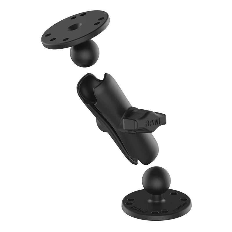 PROMOUNT - RAM Surface Mount Kit 2 x Round Bases 1" Ball - RAM - B - 101U - C