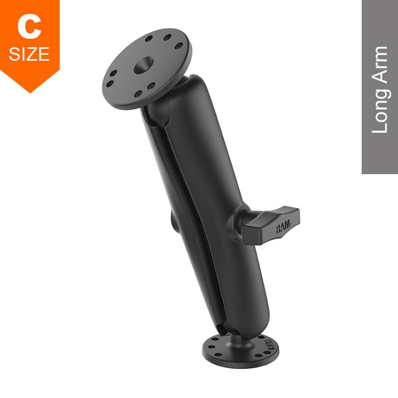 PROMOUNT - RAM Surface Mount Kit & 2 x Round Bases 1.5" Ball - RAM - 101U - D