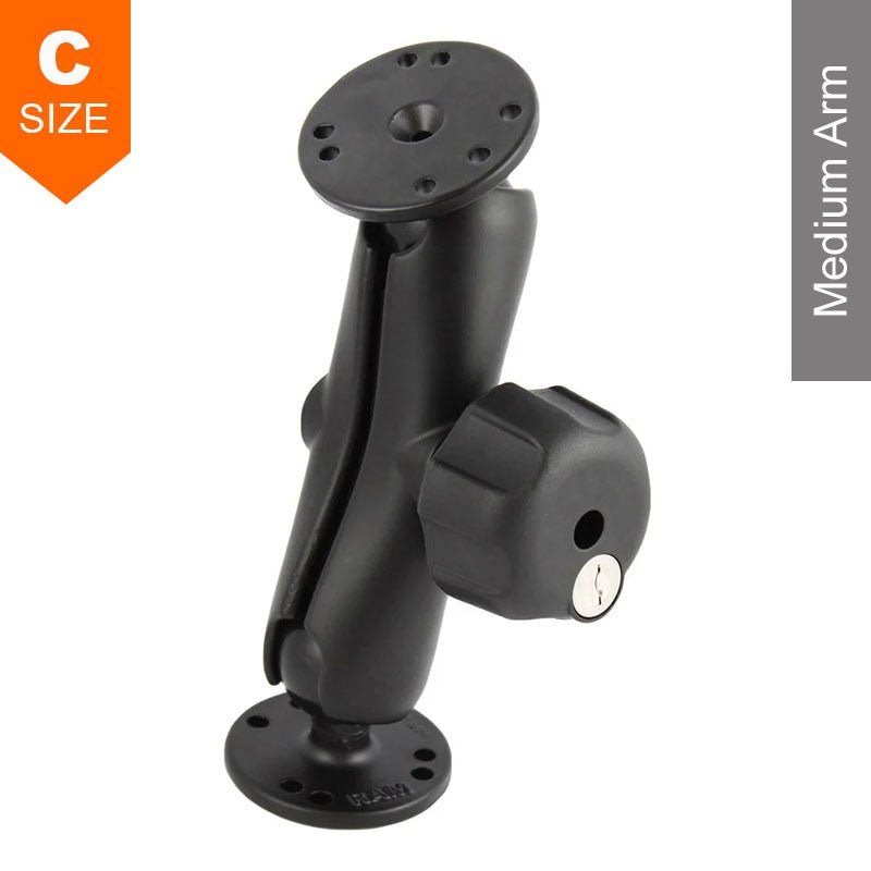 PROMOUNT - RAM Surface Mount Kit & 2 x Round Bases 1.5" Ball - RAM - 101U - L