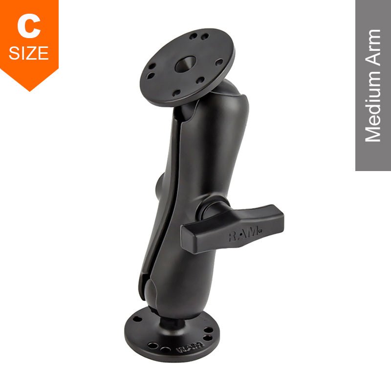 PROMOUNT - RAM Surface Mount Kit & 2 x Round Bases 1.5" Ball - RAM - 101U