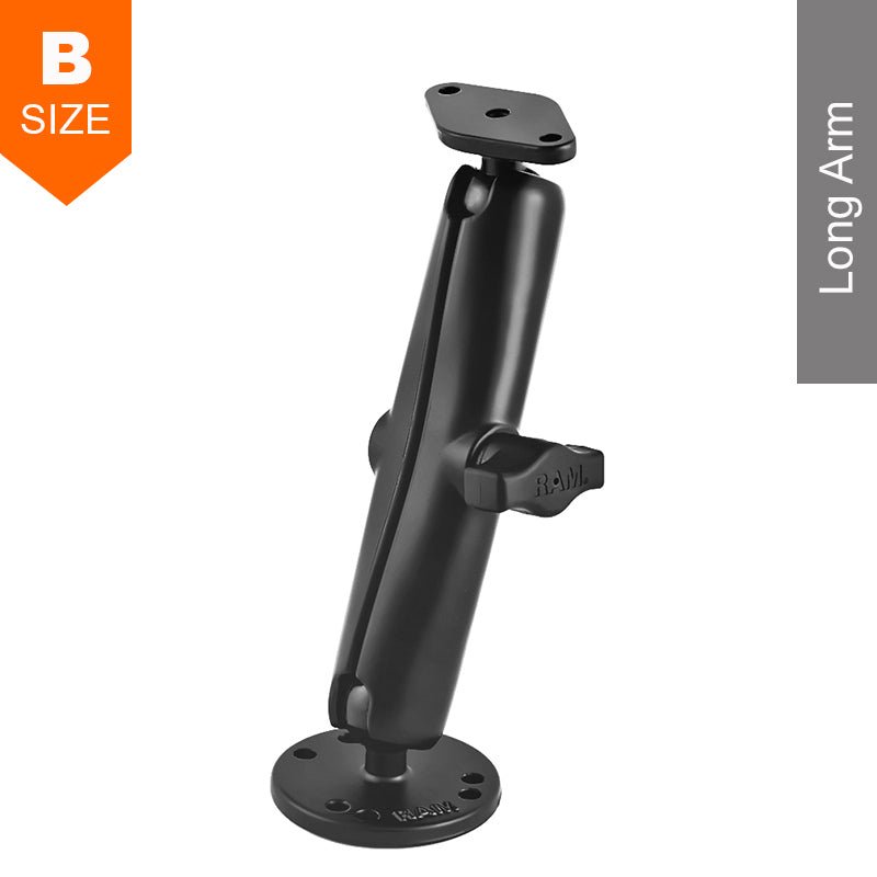 PROMOUNT - RAM Surface Mount Kit Diamond Plate 1" Ball - RAM - B - 138U - C