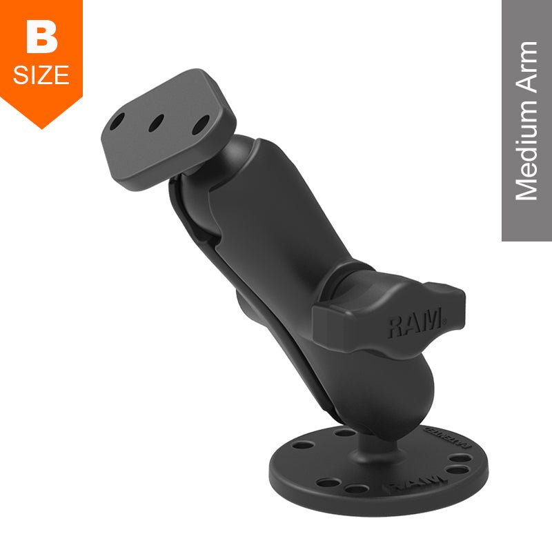 PROMOUNT - RAM Surface Mount Kit Diamond Plate 1" Ball - RAM - B - 138U