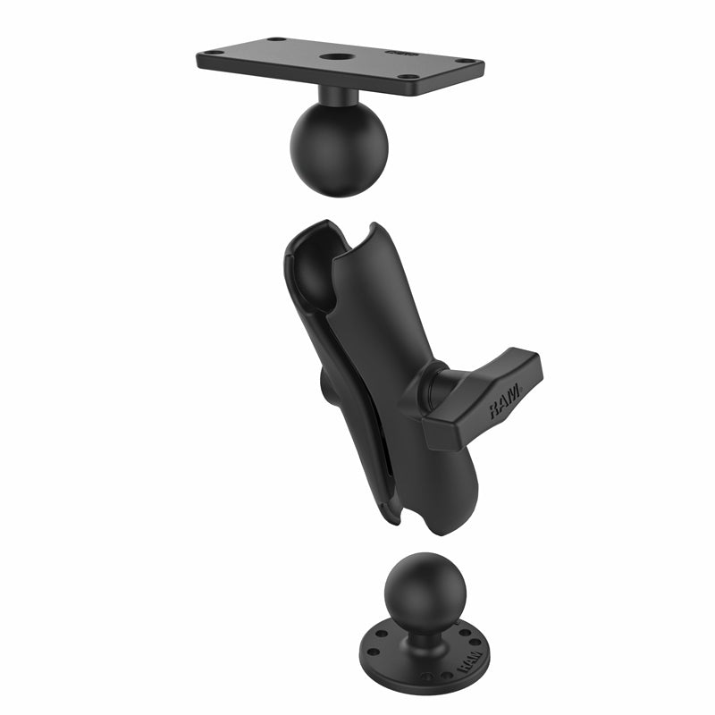 PROMOUNT - RAM Surface Mount Kit for Humminbird Helix 7 Series 1.5" Ball - RAM - 202 - 24 - 202U