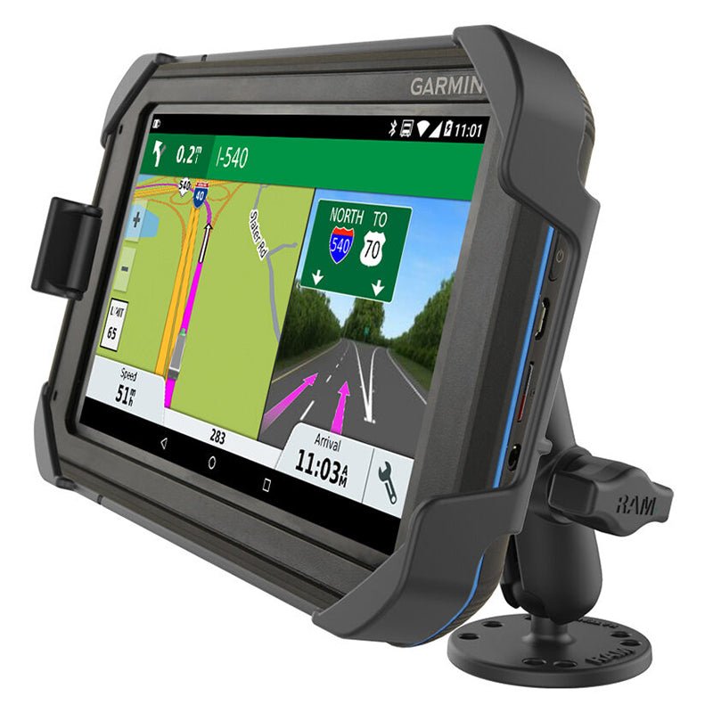 PROMOUNT - RAM Surface Mount Kit Garmin Fleet 7xx Series RV785 Overlander 1" Ball - RAM - B - 138 - GA75LU