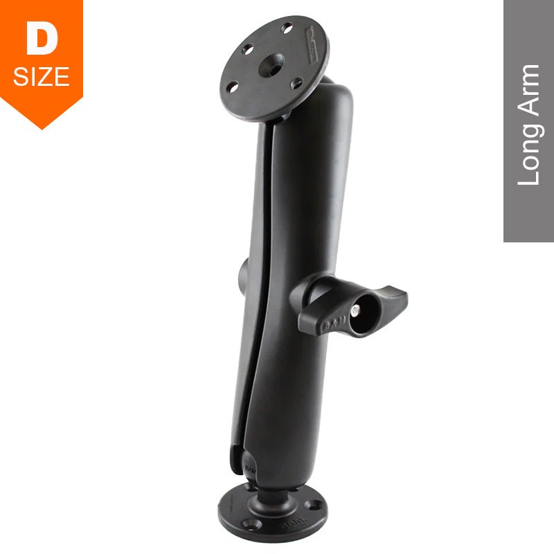 PROMOUNT - RAM Surface Mount Kit with 2 x Large Round Bases 2.25" Ball - RAM - D - 101U - E