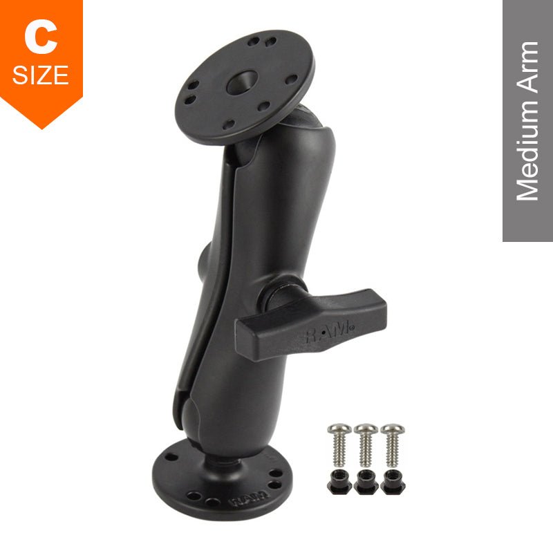 PROMOUNT - RAM Surface Mount Kit with Garmin Fishfinder Hardware 1.5” Ball - RAM - 101 - G2U