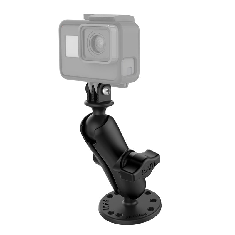 PROMOUNT - RAM Surface Mount Medium Arm GoPro Action Camera Kit - RAM - B - 138 - GOP1U